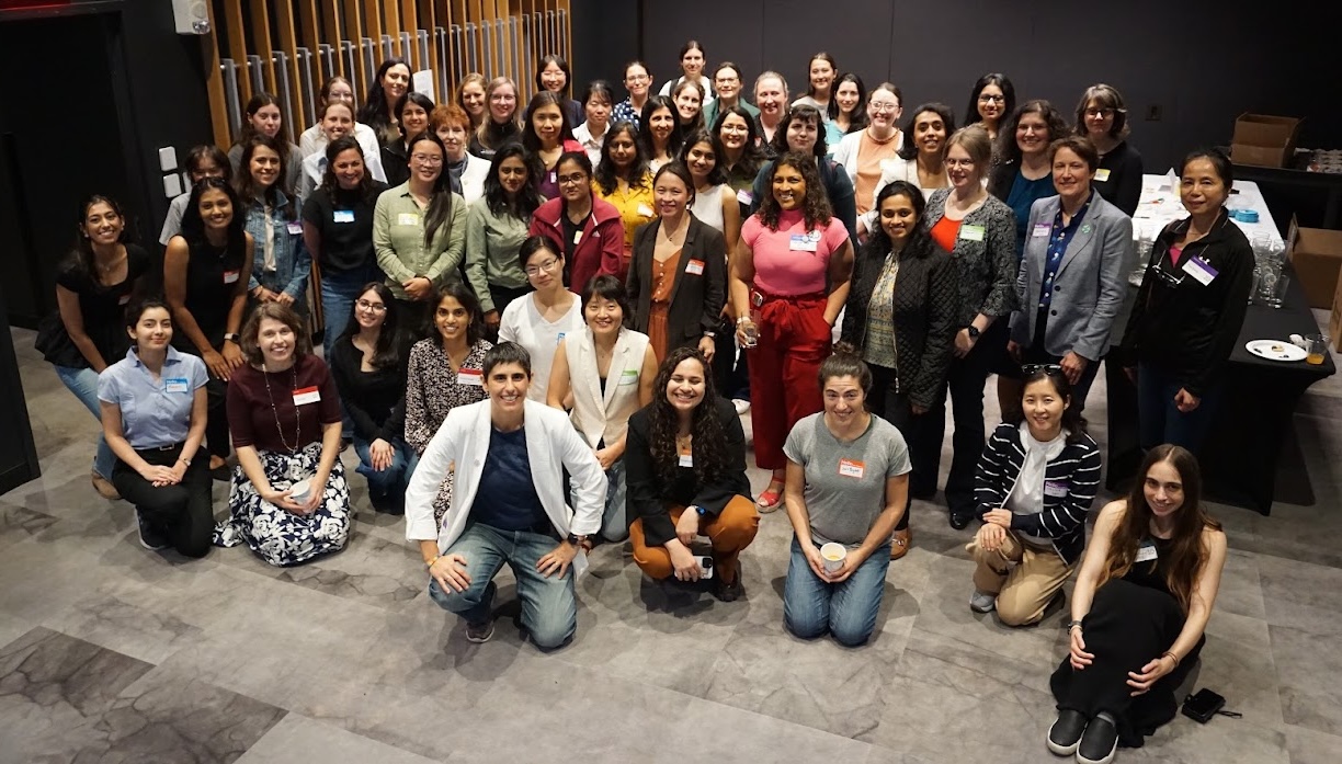 Group photo of the women in Bioinformatics at the 10th Anniversary Event