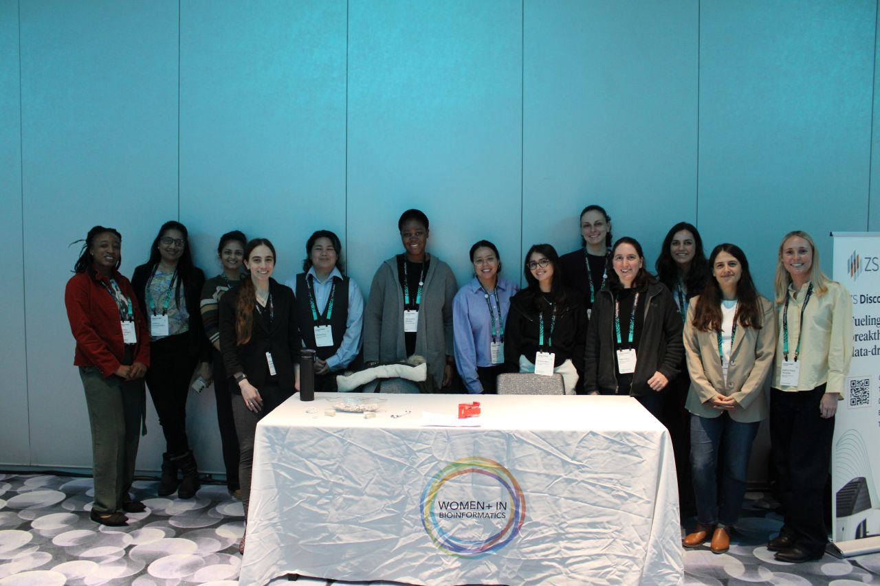 Boston Women in Bioinformatics members at nextflow summit